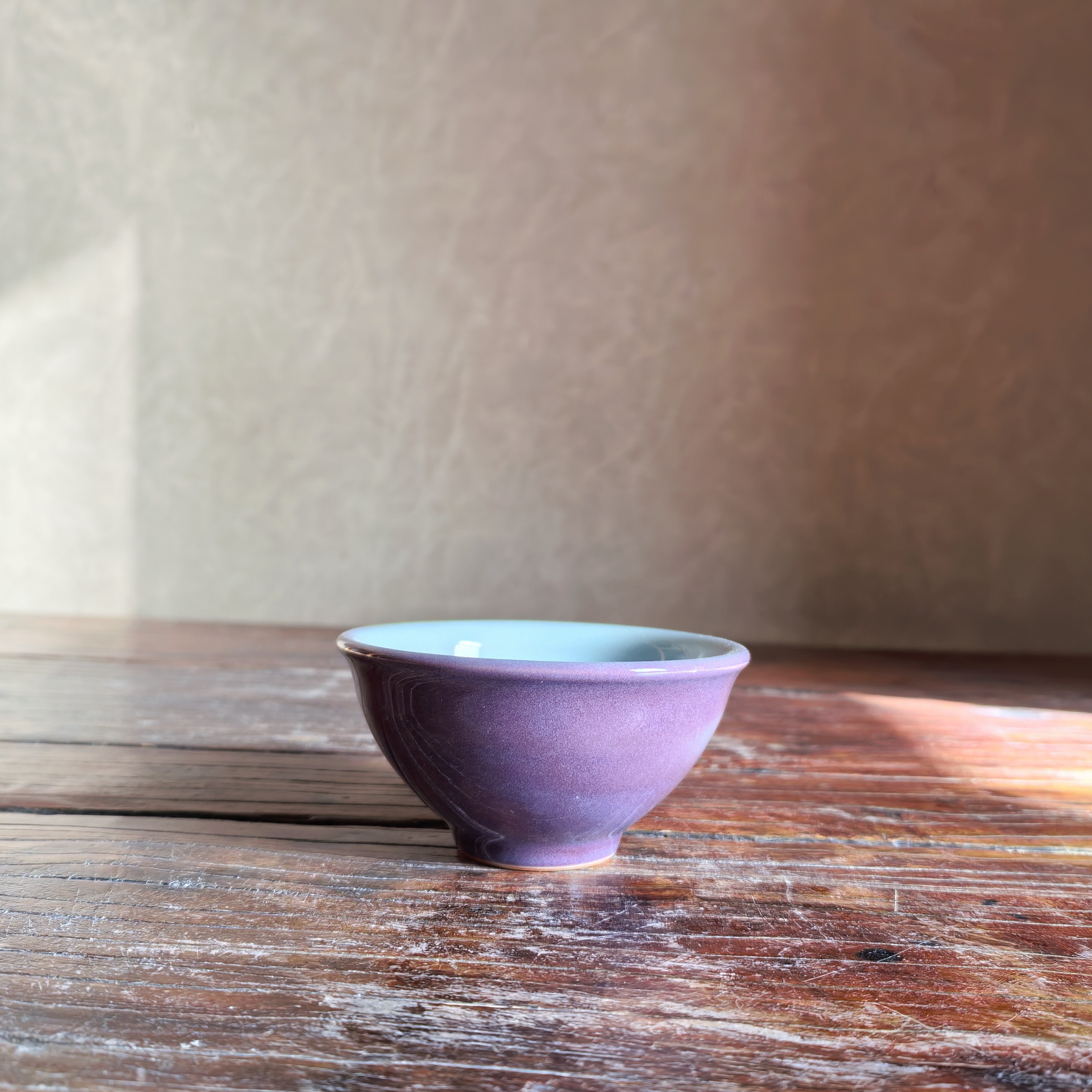 高温颜色釉不开片健康茶器，主人杯，手工