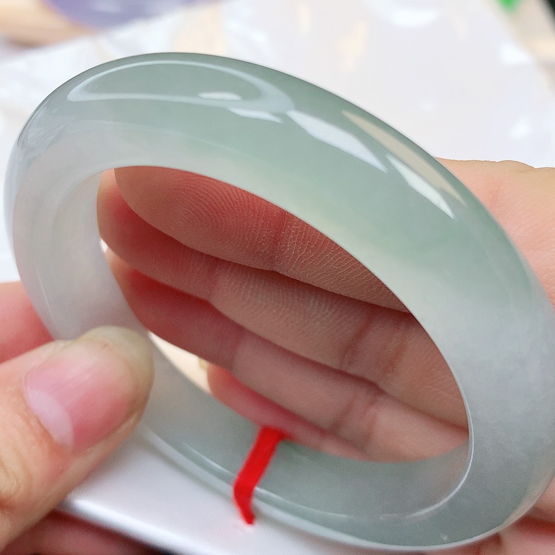 未镶嵌手镯翡翠纯天然A货翡翠老坑冰润半山水冰感足