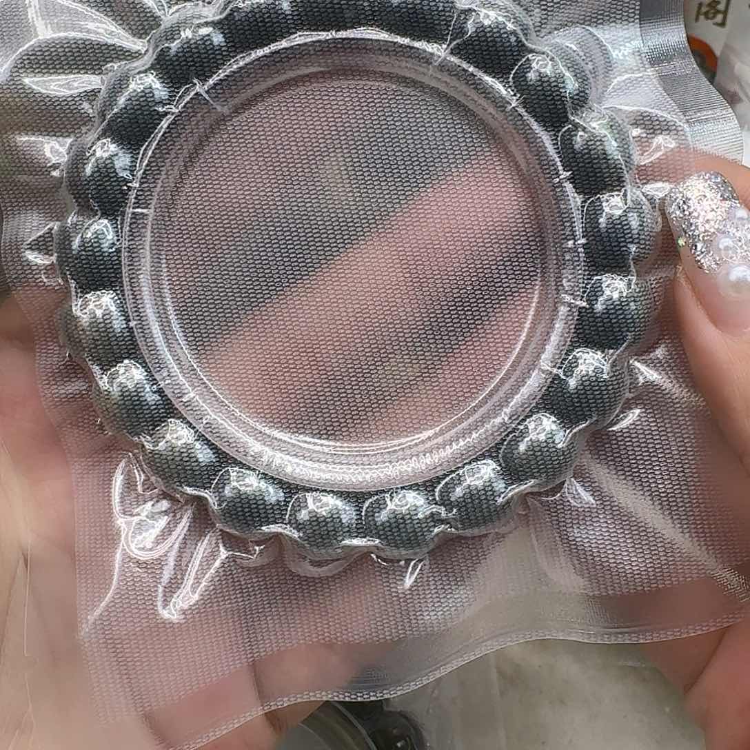 星月菩提手串11高端满绿星月菩提11桶单圈