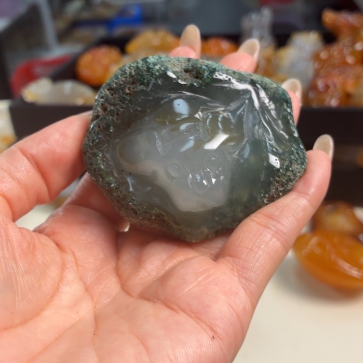 玛瑙/玉髓吊坠(不含链)未镶嵌