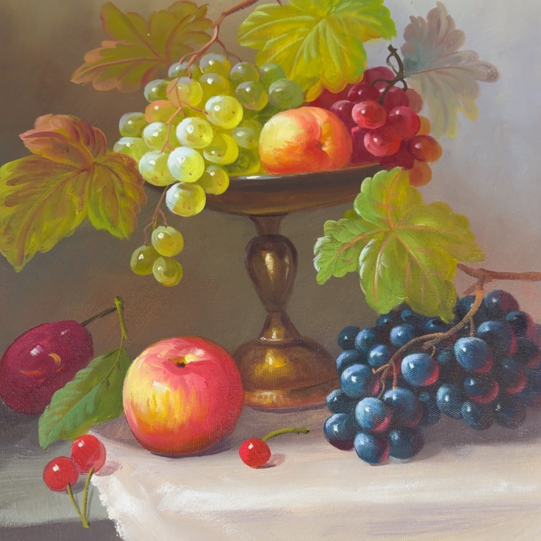 油画我在外面吃饭了啊你在