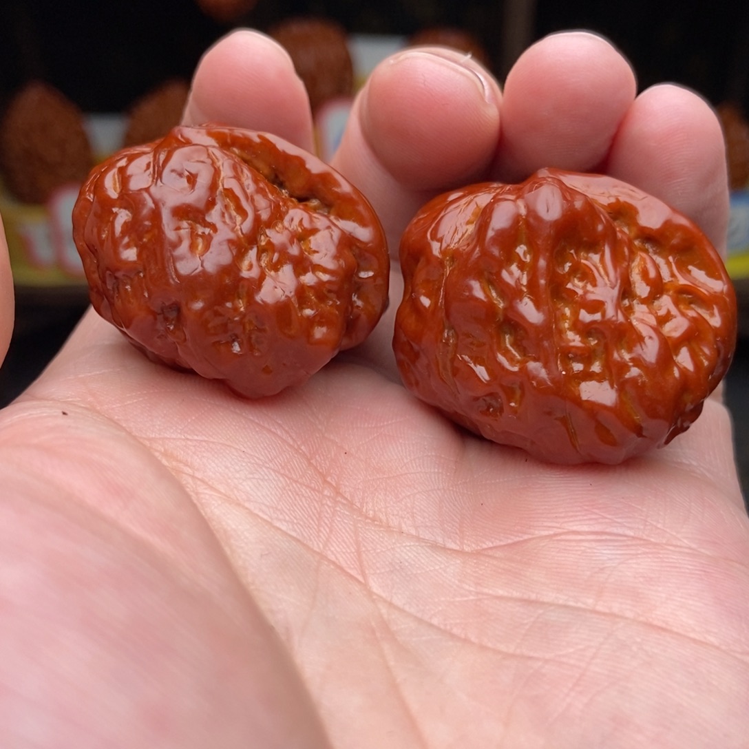 吊坠文玩核桃蛤蟆头一帆风顺