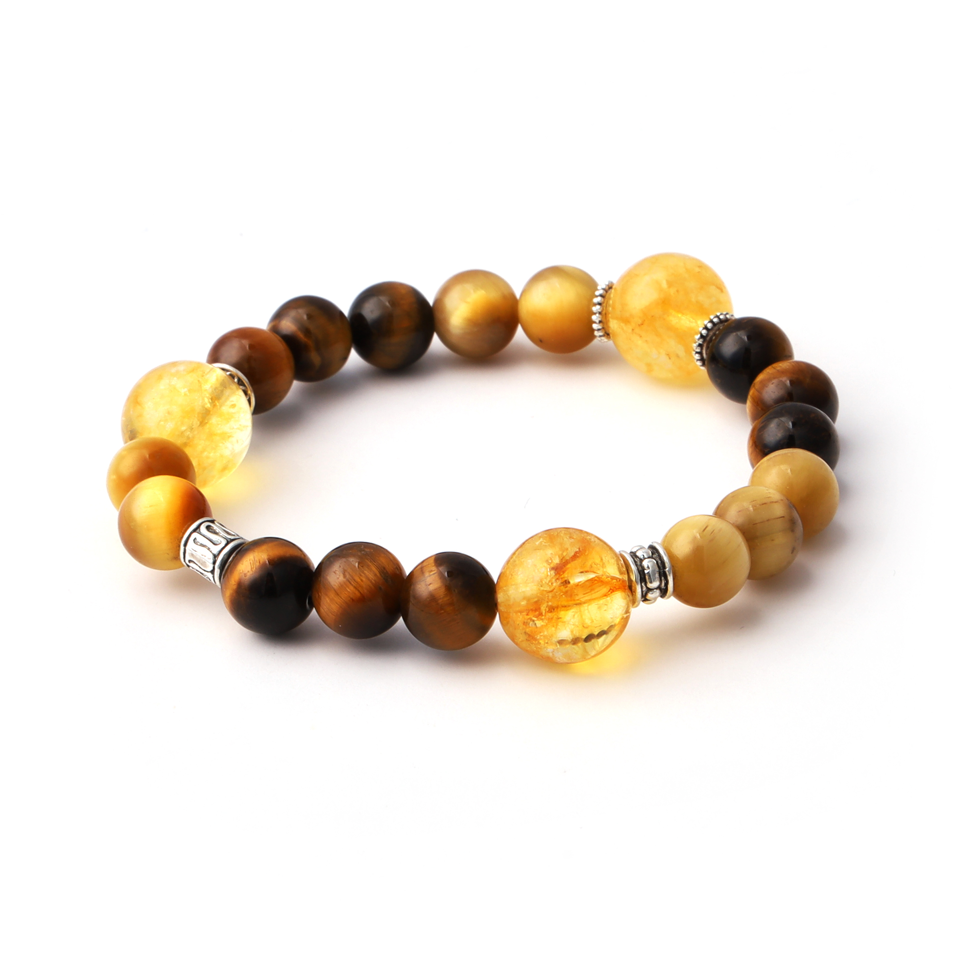 手链女招财天然虎眼石金虎眼旺财手串