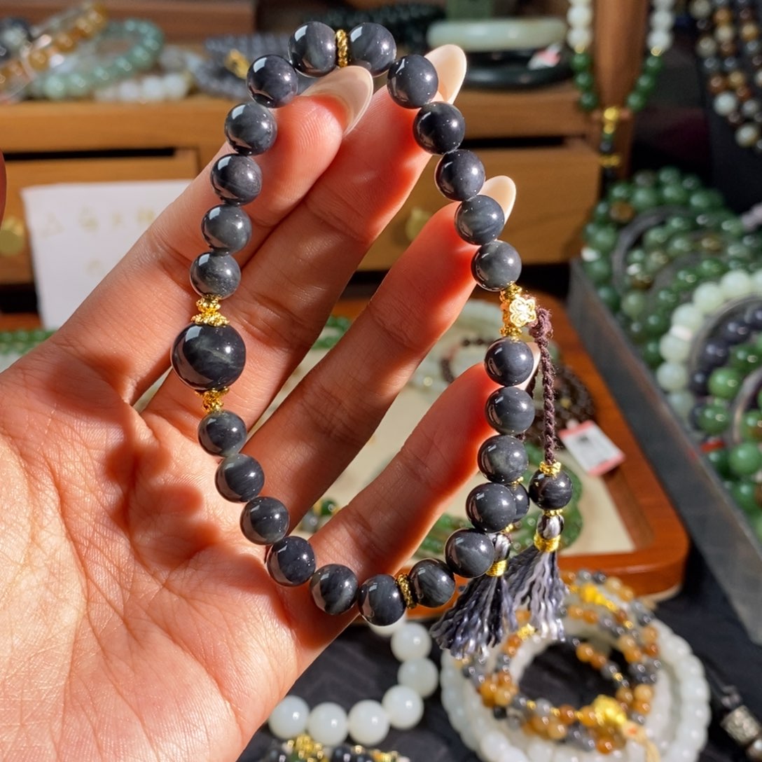 和田玉未镶嵌手链