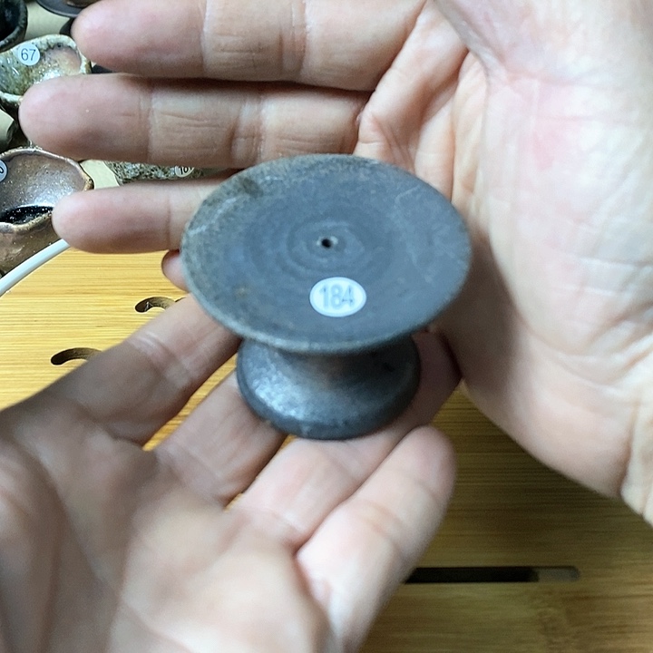 杯手工粗陶、柴烧茶器