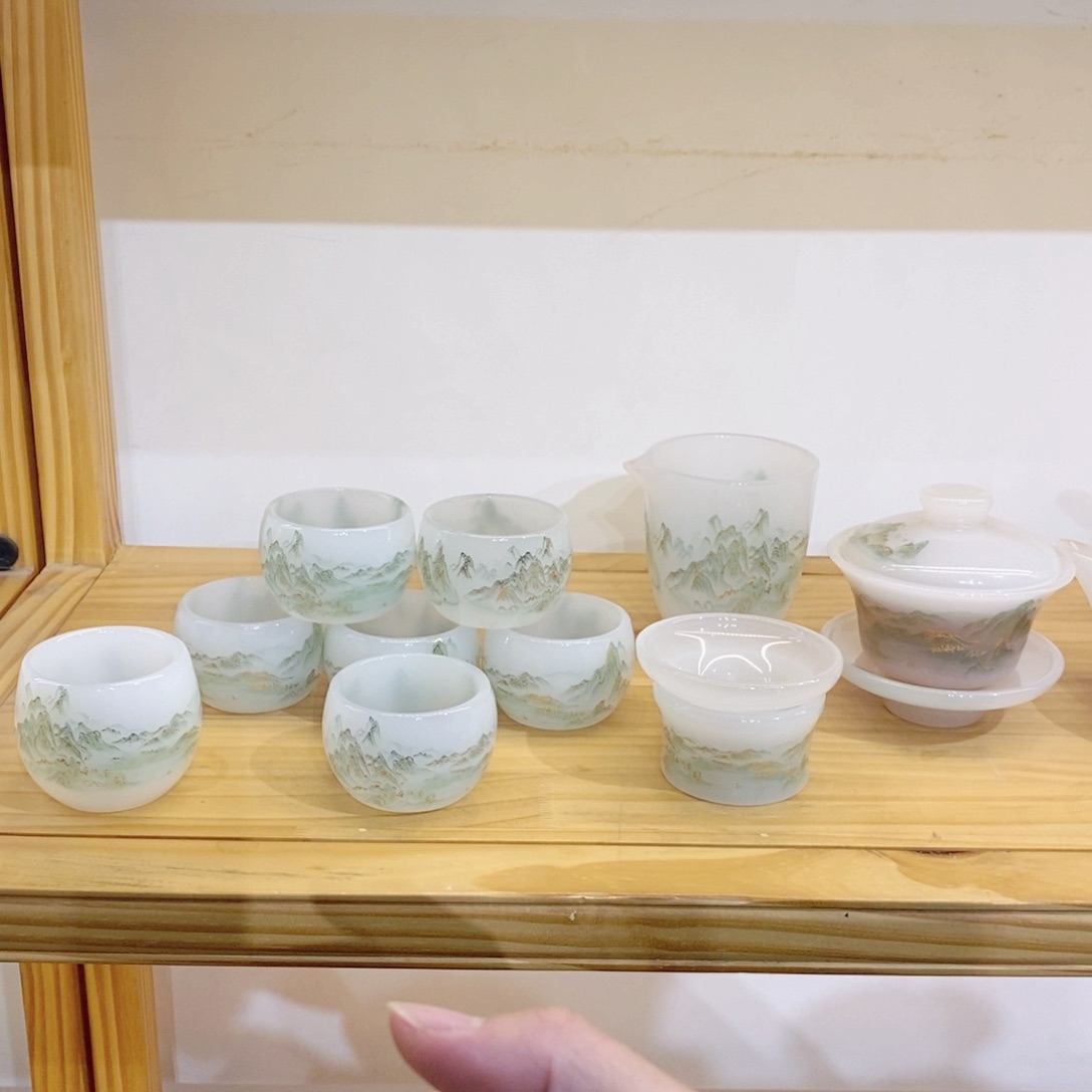 千里江山套装 不带礼盒 主人杯1