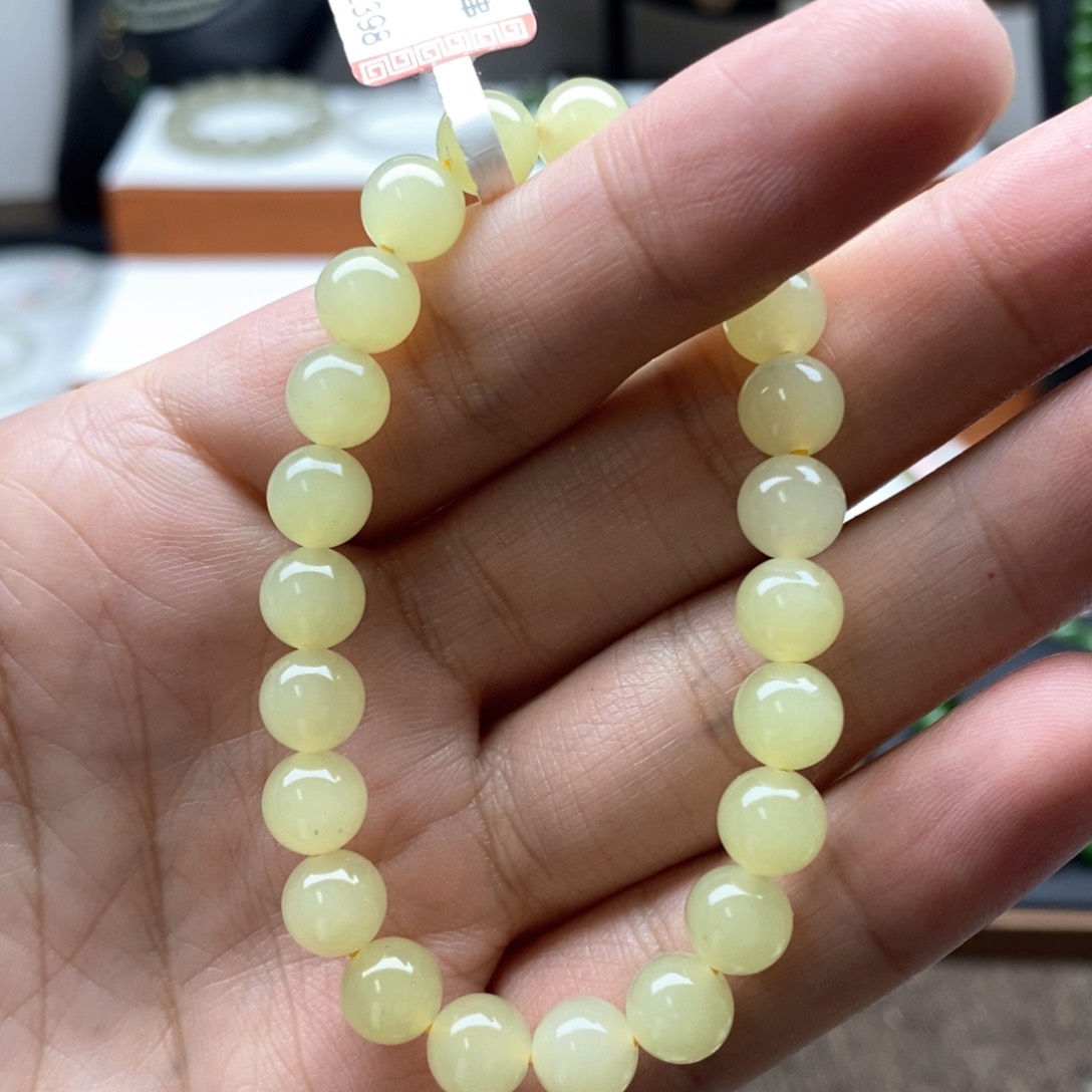 和田玉手串未镶嵌