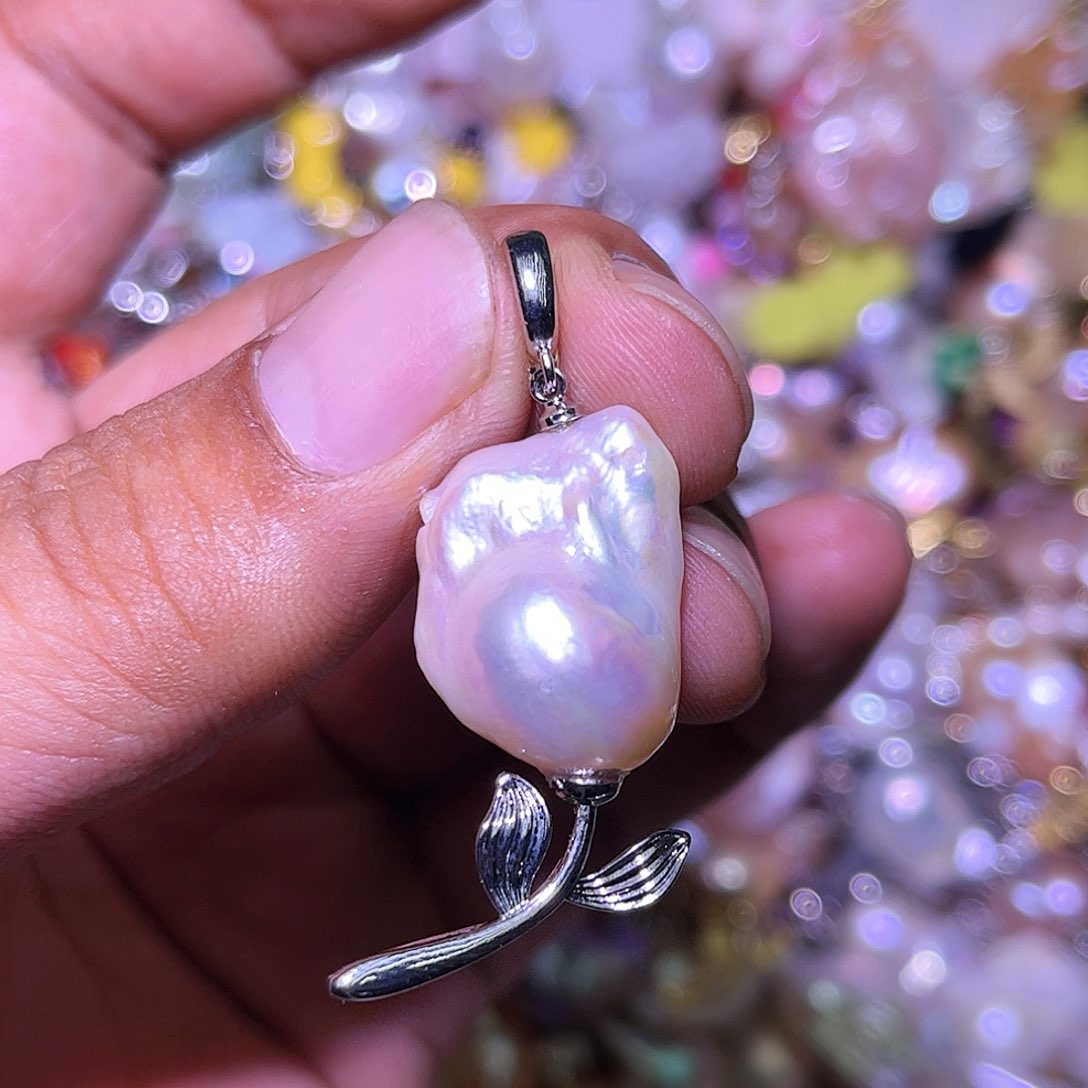 淡水珍珠未镶嵌吊坠(不含链)85