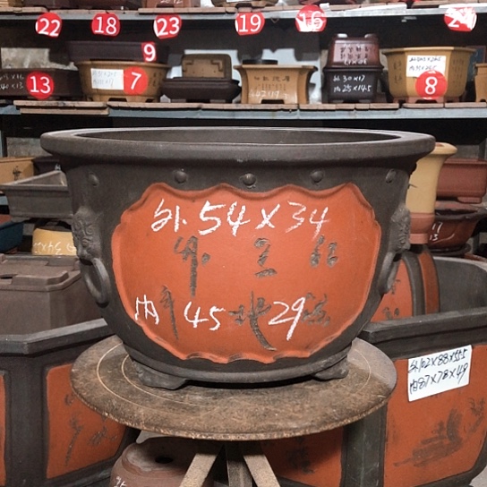 紫砂花盆包邮紫砂