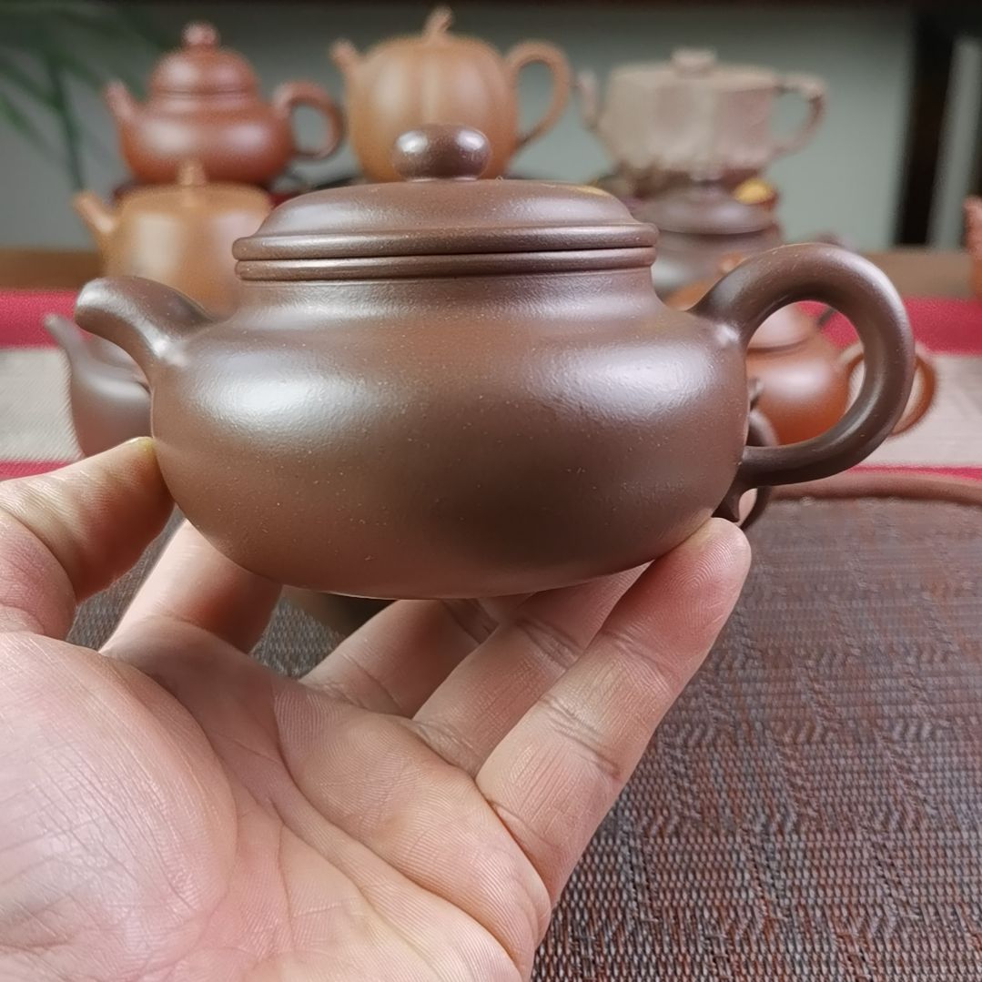 紫砂茶壶深井紫泥仿古260CC