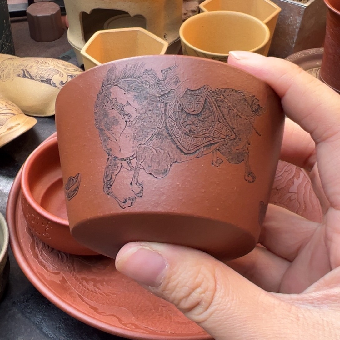 巳***意紫砂茶壶紫砂主人杯