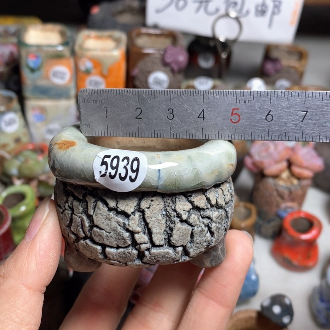 多肉花盆处理的，不退不换原28