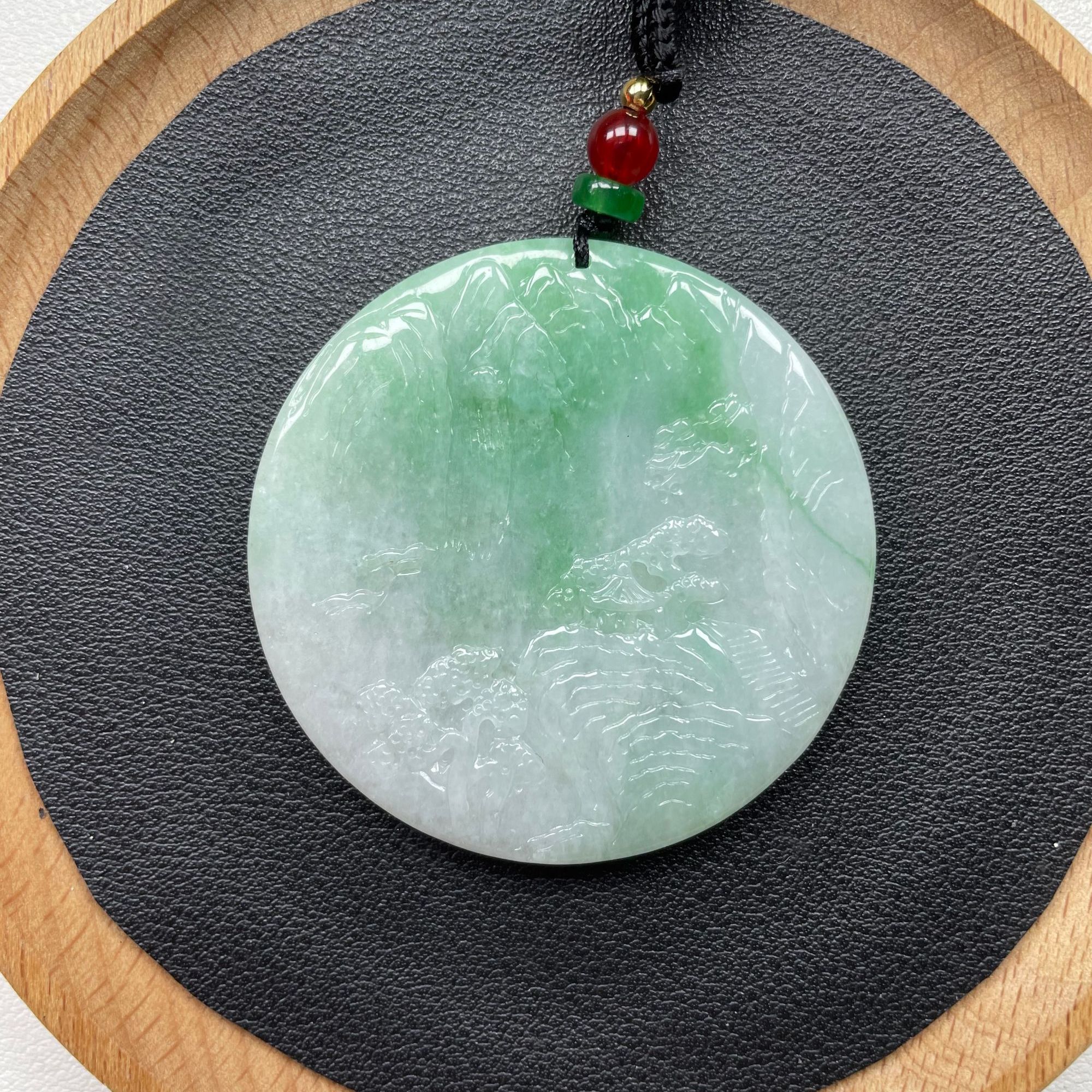 （1号店）X-232-天然翡翠-山水牌