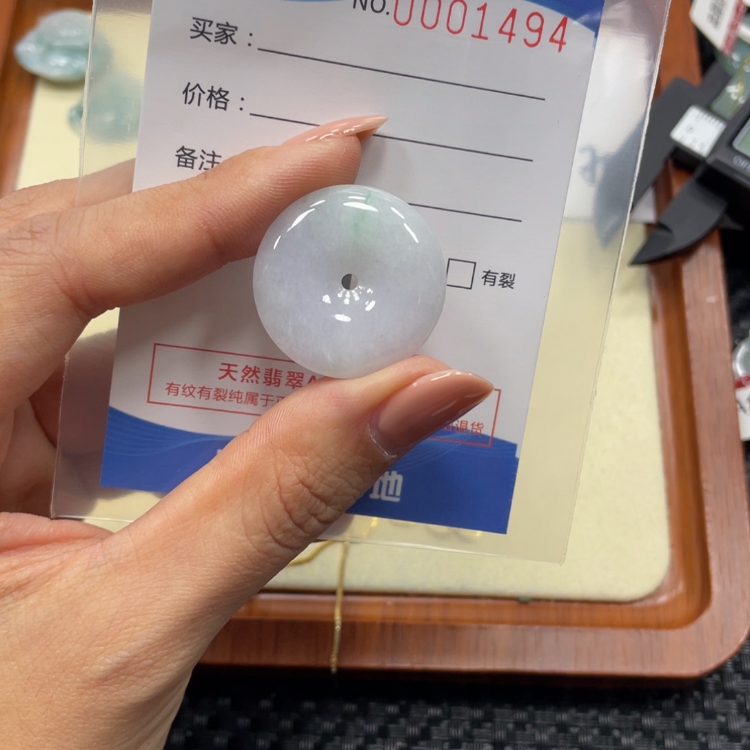 翡翠颈饰未镶嵌翡翠吊坠x 1494