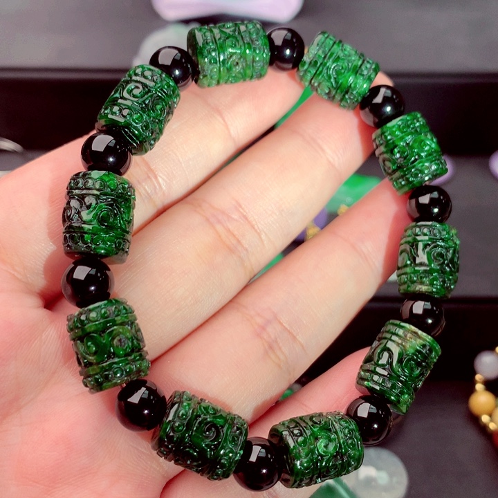 翡翠未镶嵌手串手串