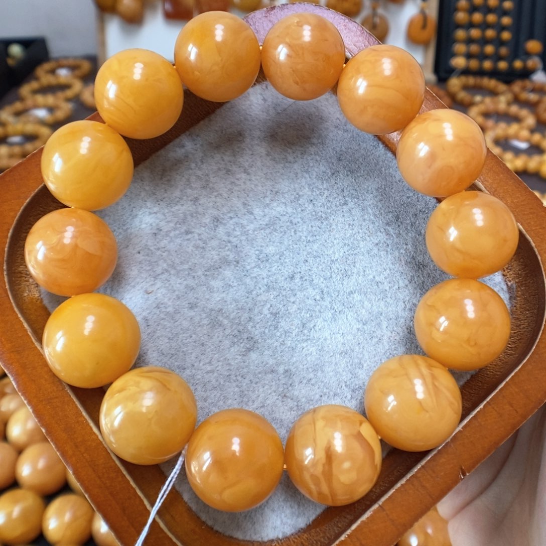 蜜蜡手链未镶嵌蜜蜡