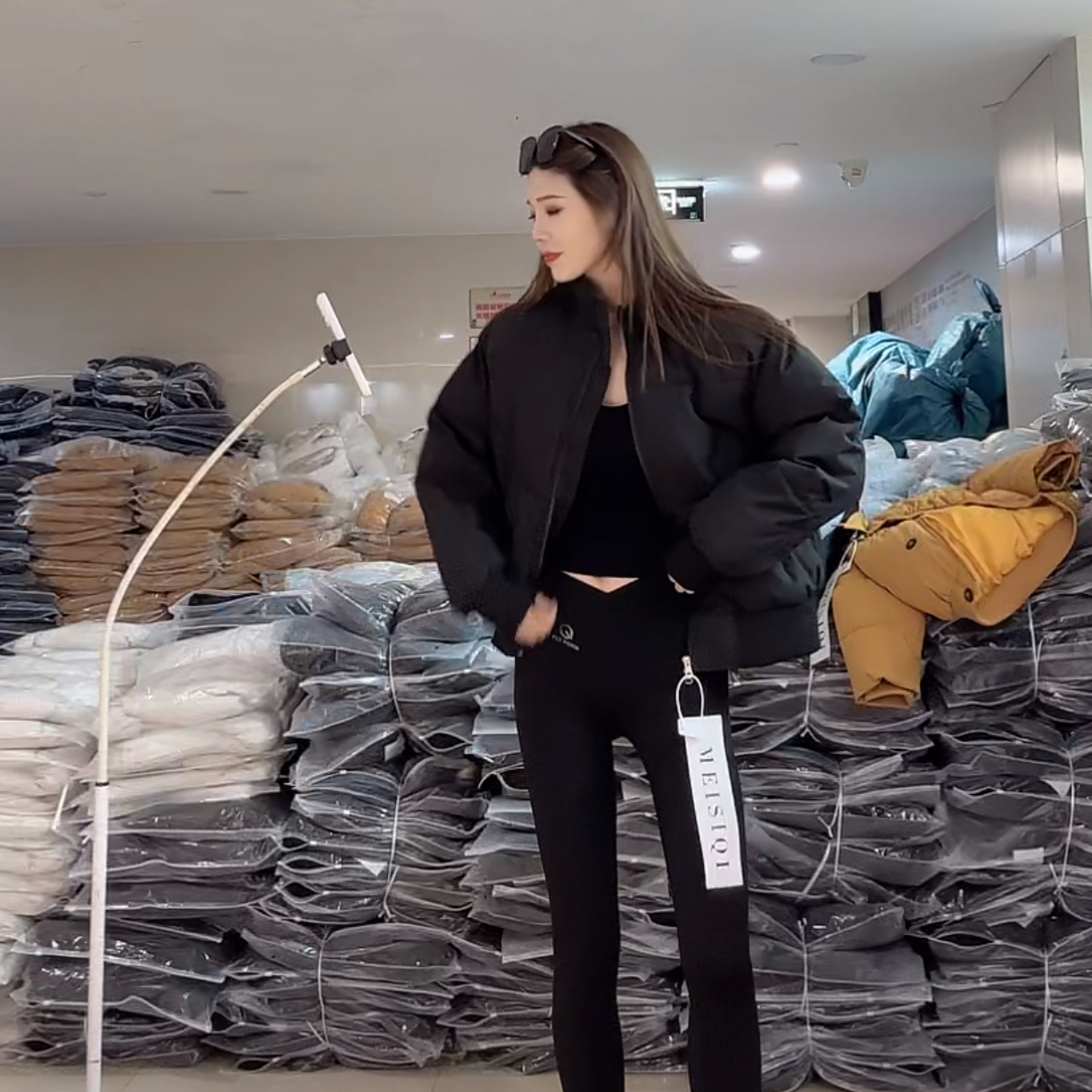 【柒汐】推荐冬季美式立领棉服外套9656