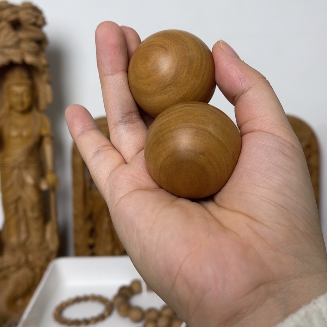 檀香木印度老山檀4.5cm