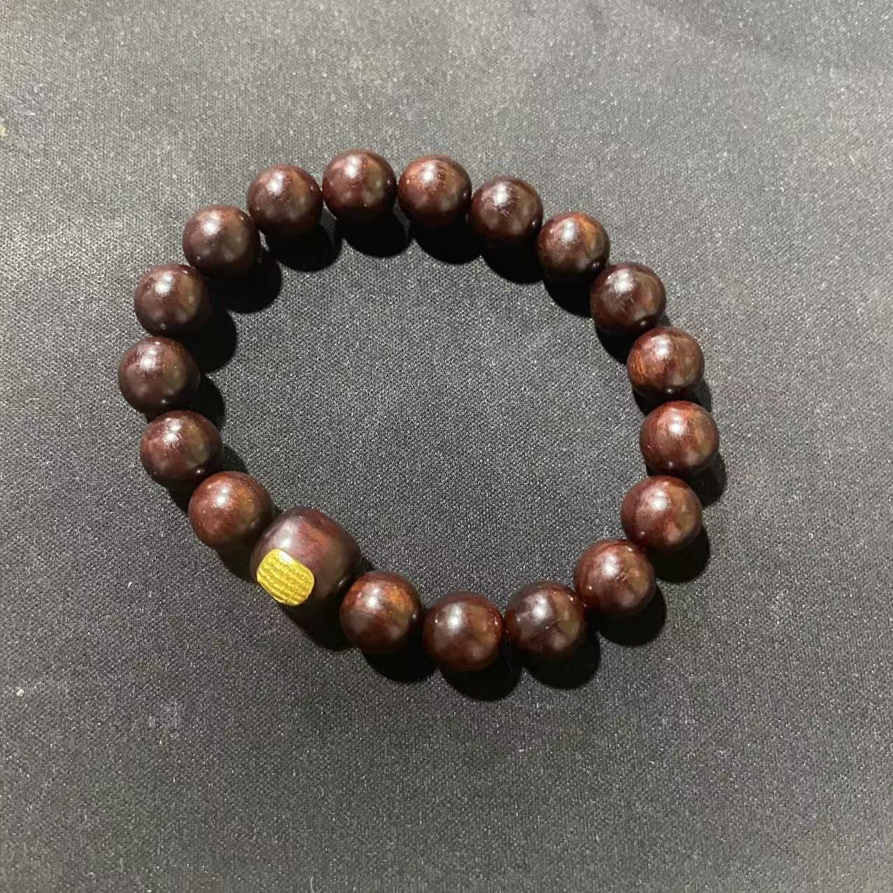 小叶紫檀精品手串   XY108【无礼盒】