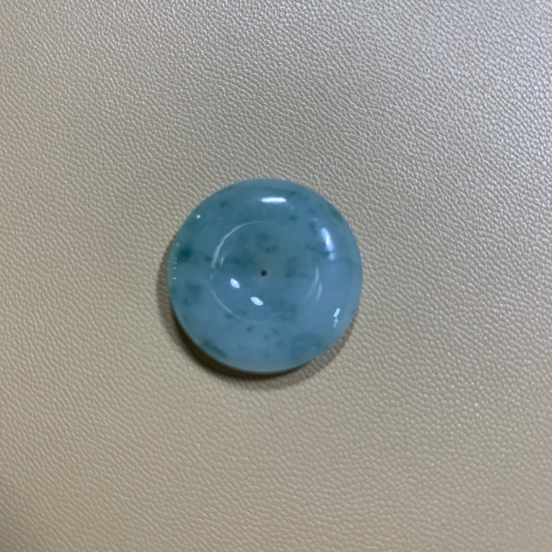 天然翡翠飘花平安扣