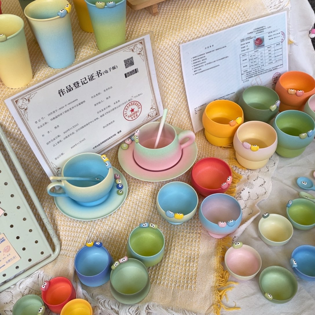 景德镇集市摊位黄214