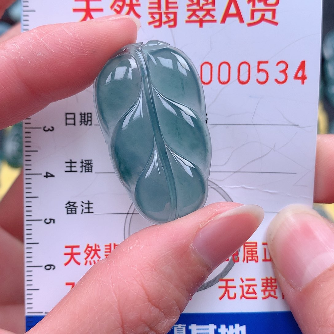 翡翠吊坠(赠链)未镶嵌吊坠