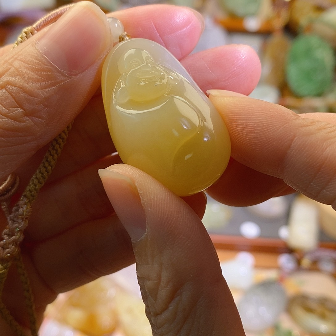 和田玉颈饰未镶嵌击***$