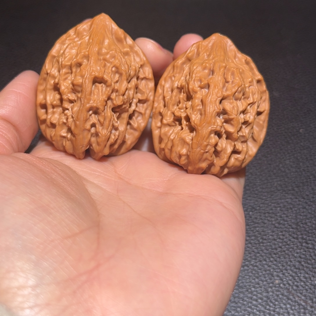 文玩核桃把件老款鸡心41