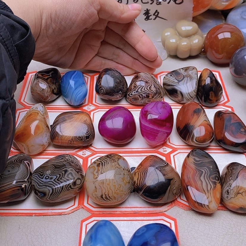 【闪购商品】未镶嵌玛瑙/玉髓珠宝半成品柏**塑