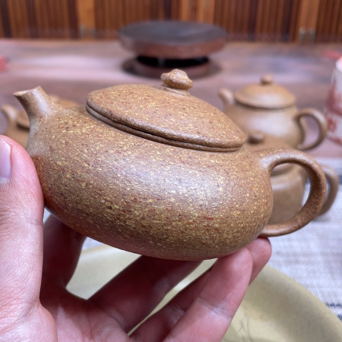 紫砂茶壶梓*宜兴紫砂原矿紫砂壶