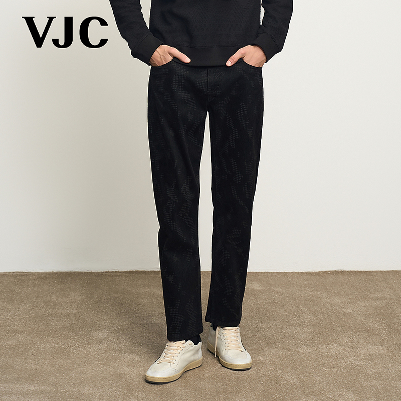 VJC/威杰思【土耳其牛仔】秋冬装新款百搭男装牛仔九分裤BAEDO2416