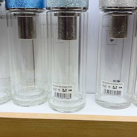 万象品牌玻璃小*儿Tv27L浅海蓝宝，双层