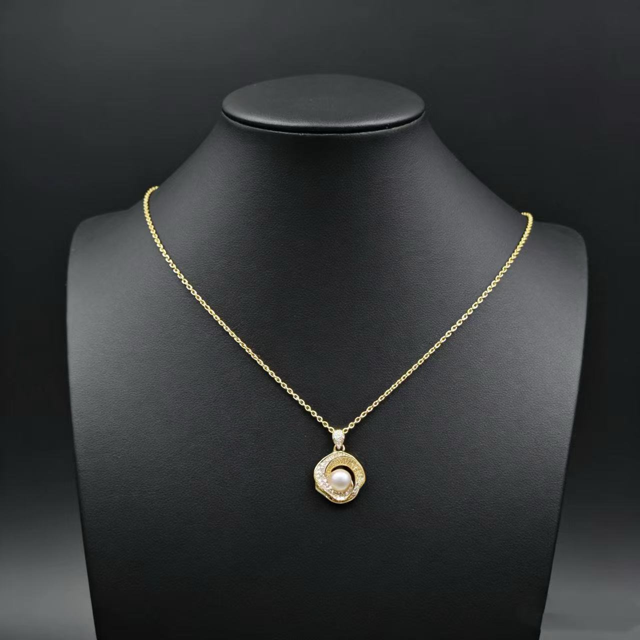 349淡水珍珠项链奢华富贵花项链