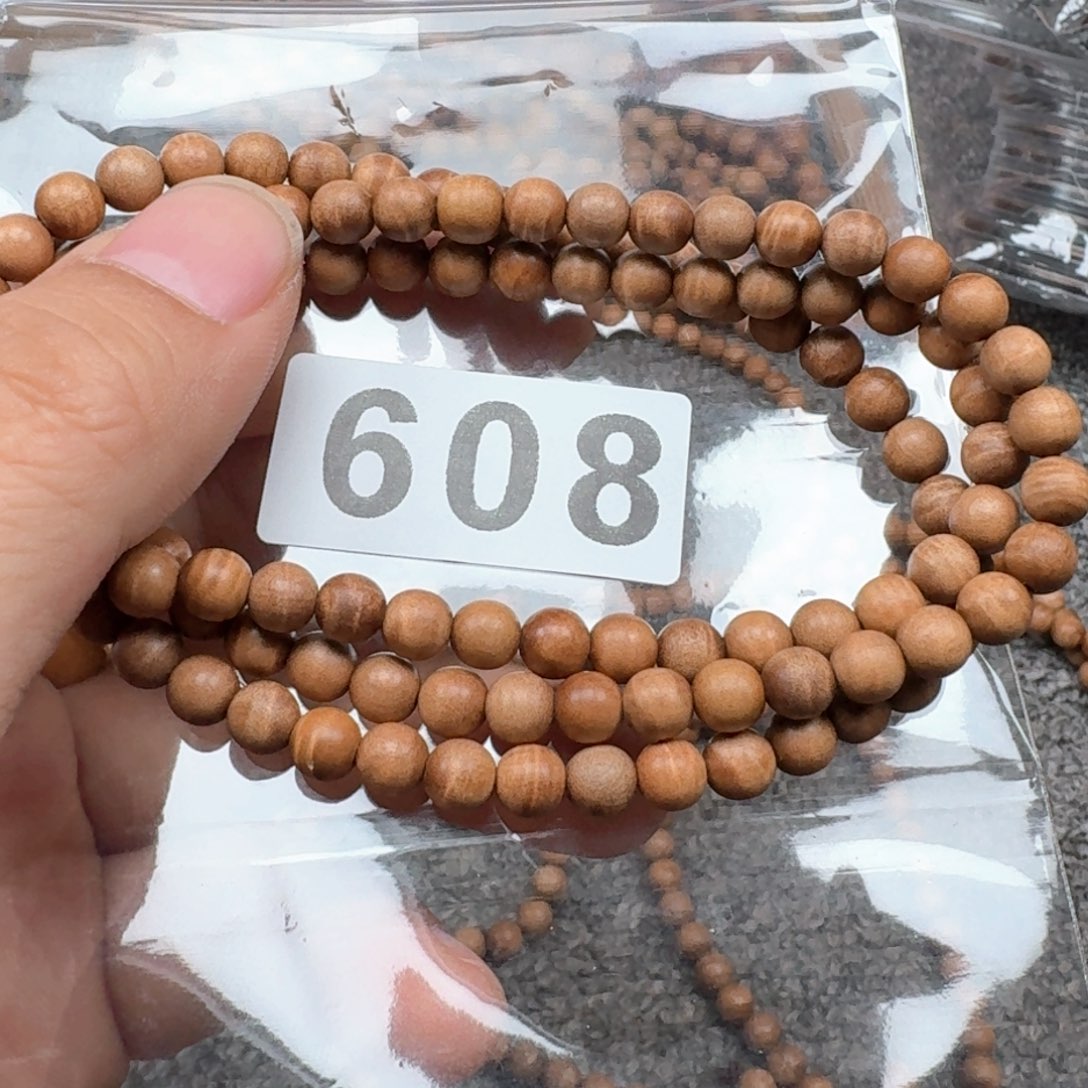 檀香木手串/手链东加檀香水波0.6