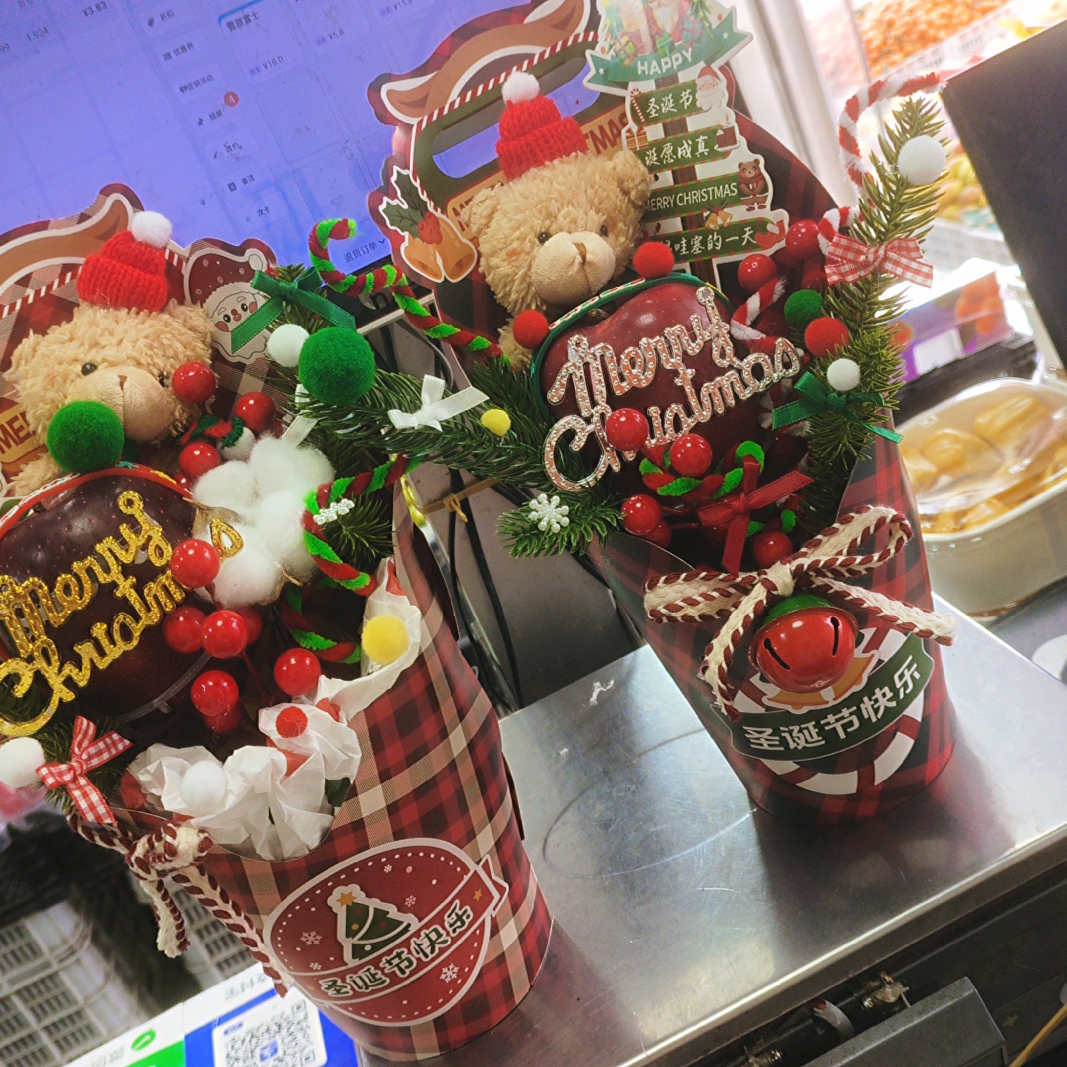 平安果抱抱桶花束上海市