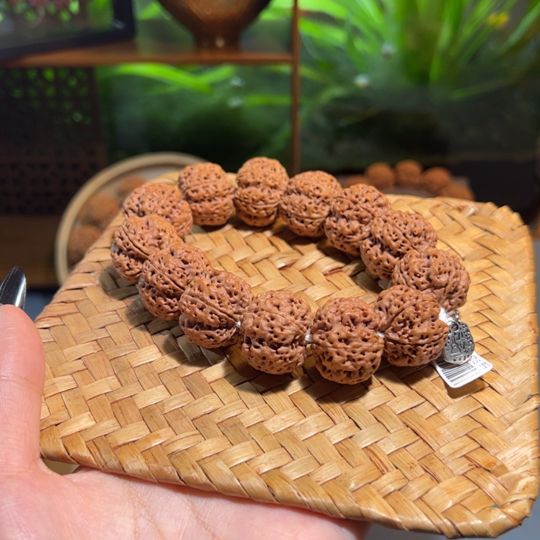 吊坠金刚菩提黄皮满肉针孔蜂窝23mm