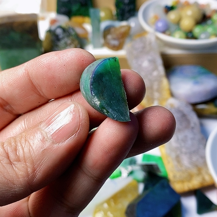 翡翠散珠天然翡翠A货