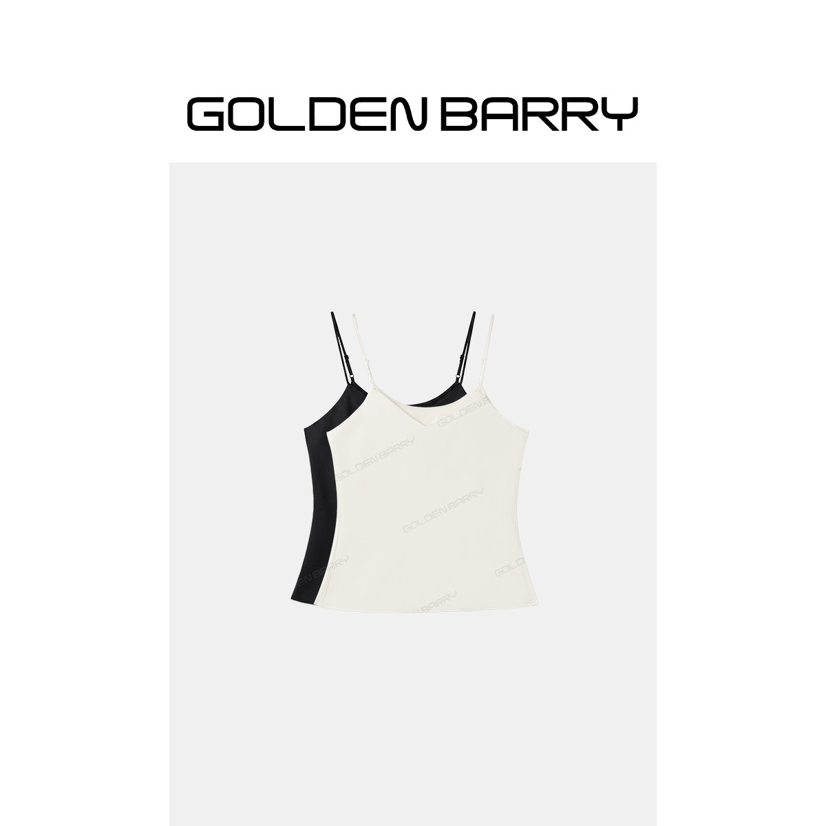 GOLDENBARRY｢云柔曲线｣舒适细肩吊带背心内搭GB060807003