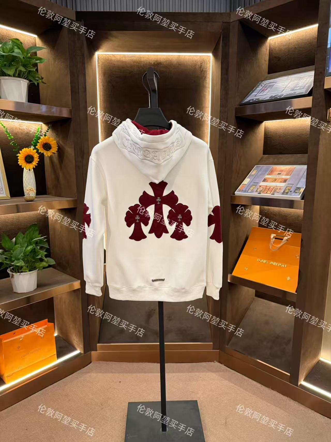 男士秋冬新款轻奢休闲百搭修身时尚加绒卫衣F337