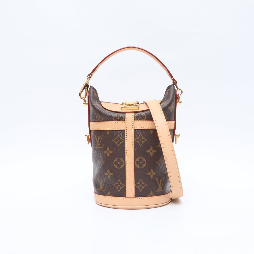 99新 LouisVuitton/路易威登 小花柳 老花 PVC 金扣 2021 薯条包