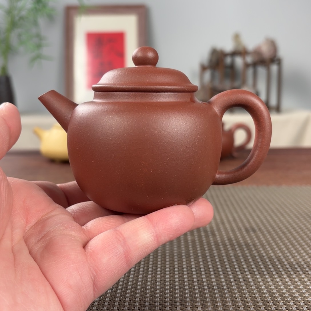 紫砂茶壶静*黄龙山原矿紫砂壶