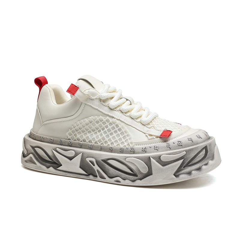 马克华菲夏季板鞋增高休闲透气百搭潮流老爹鞋2025运动鞋废土风