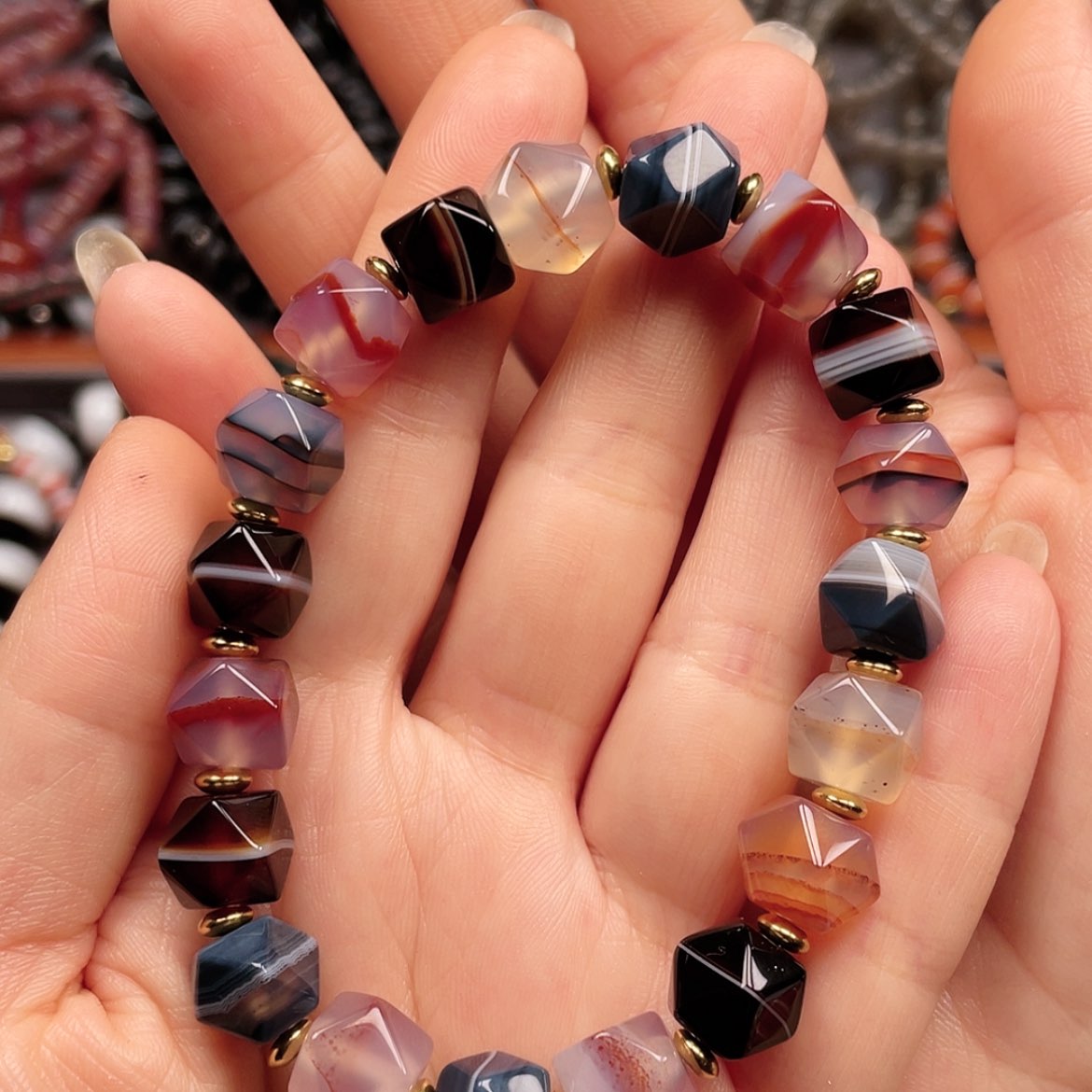 【闪购商品】玛瑙/玉髓珠宝半成品未镶嵌