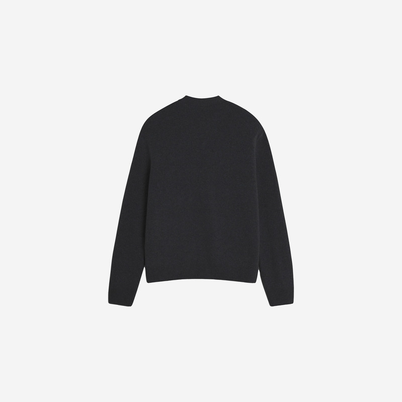 【经典系列】Maison Kitsune 男款经典狐狸头复古羊毛针织开衫