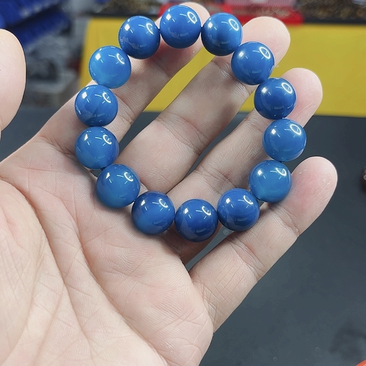 玛瑙手链未镶嵌T10蓝龙醇卡14