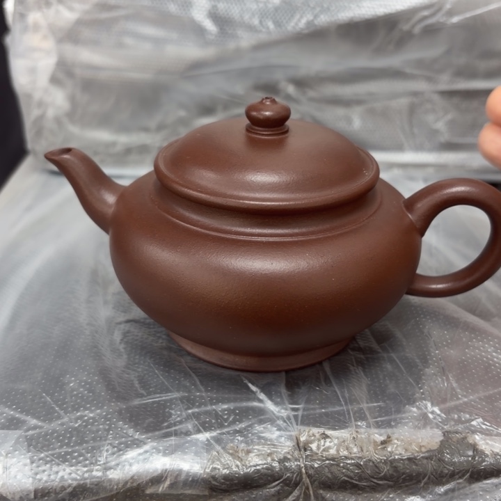 茶壶紫砂宜兴原矿老紫泥200