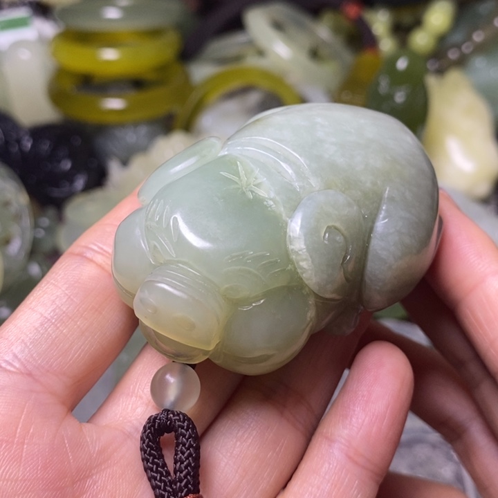 岫玉天然岫玉收把未镶嵌