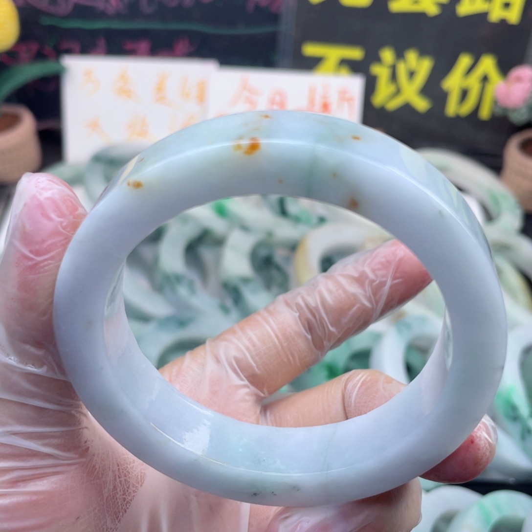 定制翡翠未镶嵌纯天然A货翡翠手镯