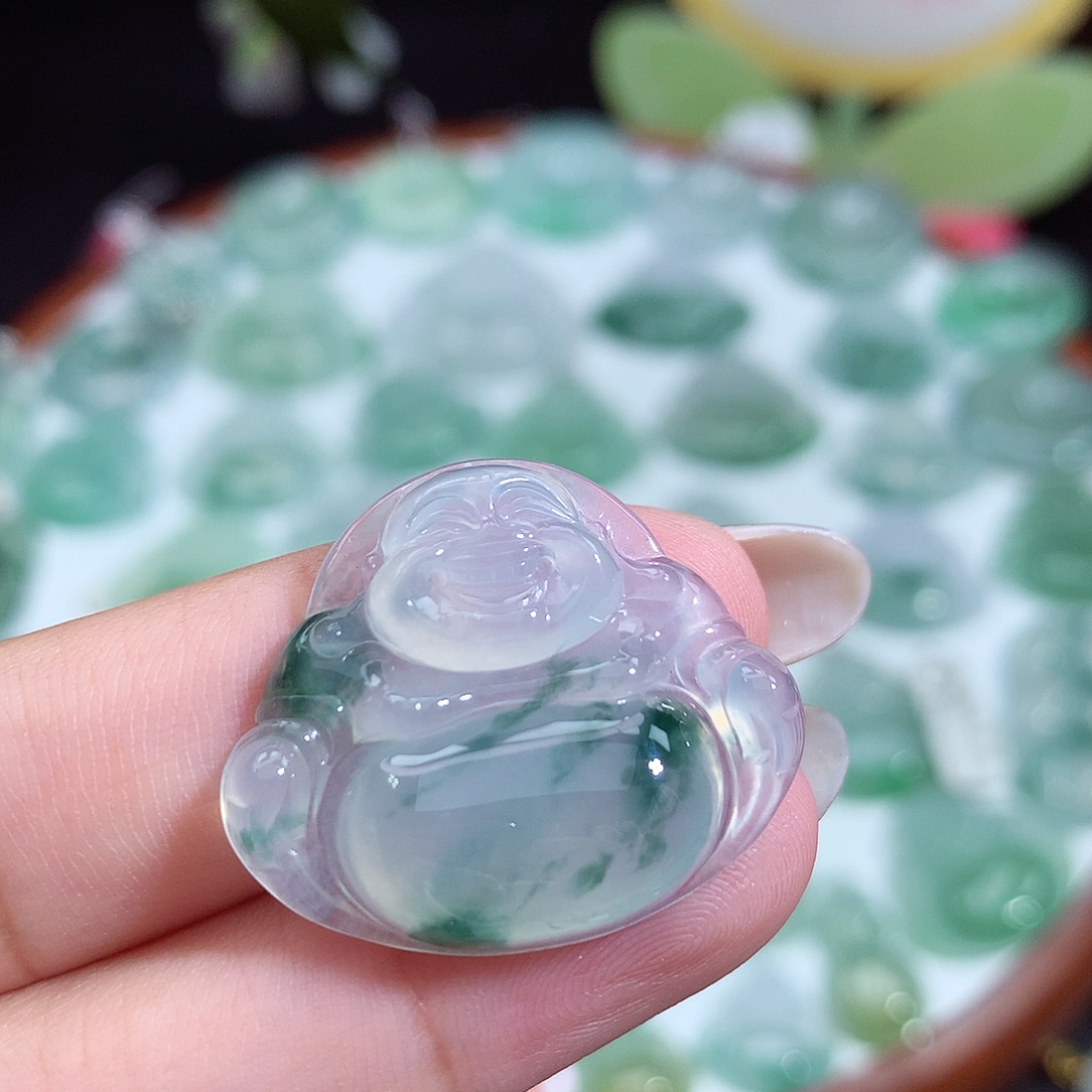 颈饰未镶嵌翡翠佛公