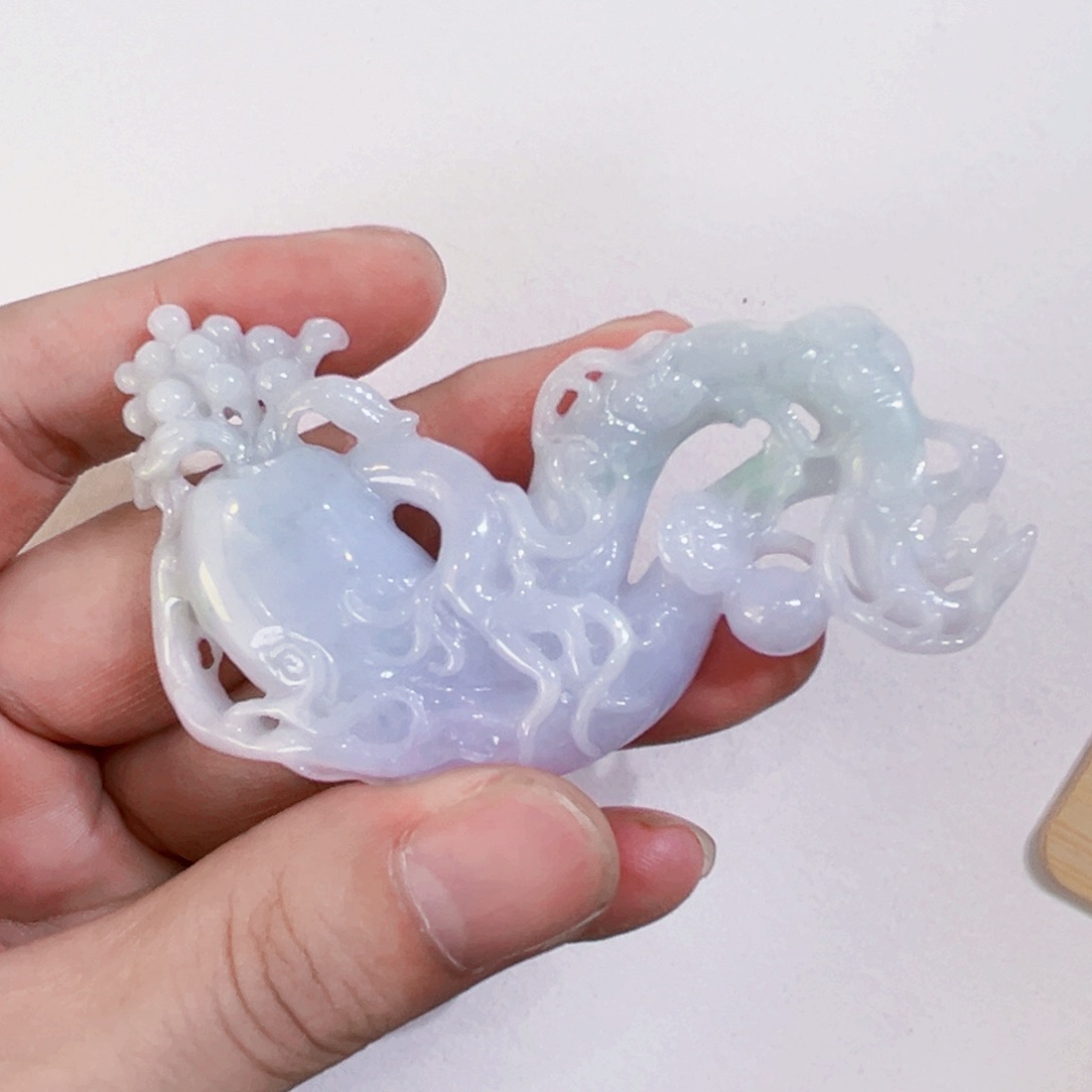 ****s翡翠未镶嵌吊坠(赠链)代编织